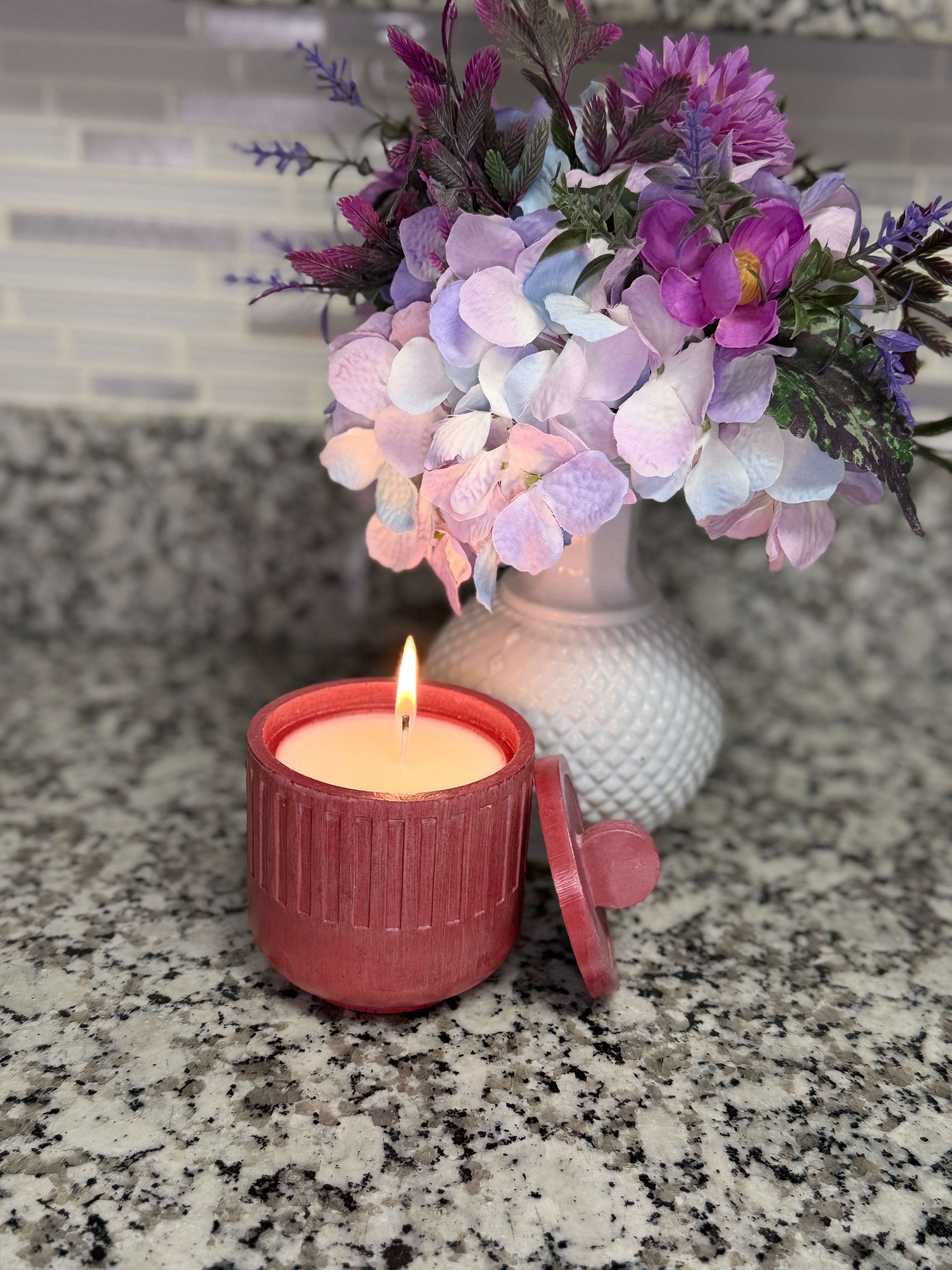 Red Scented Candle