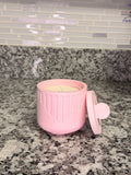Pink Scented Candle