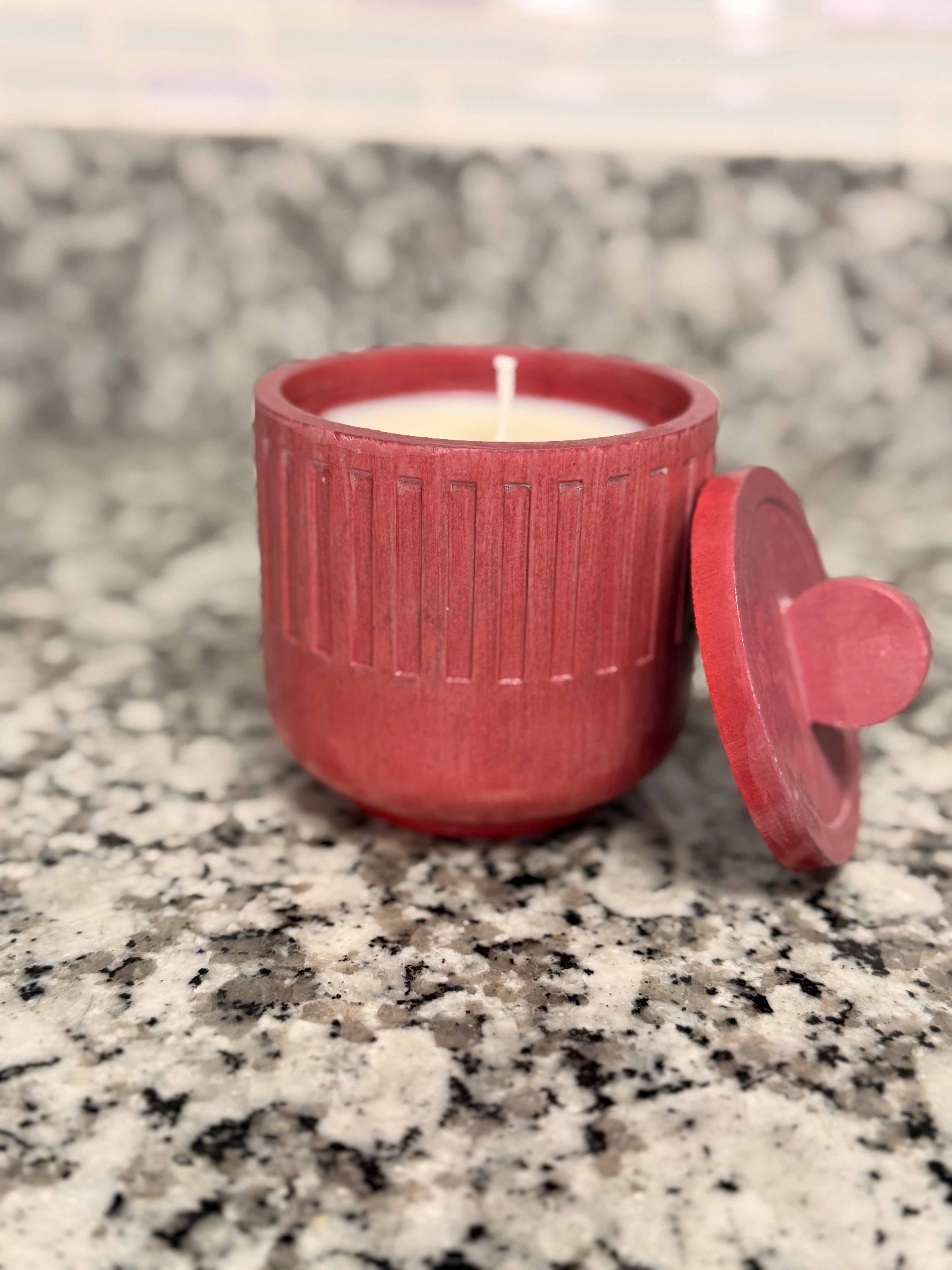 Red Scented Candle